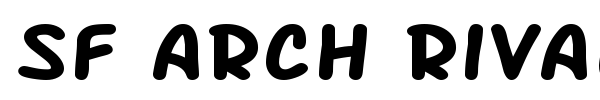 SF Arch Rival font preview